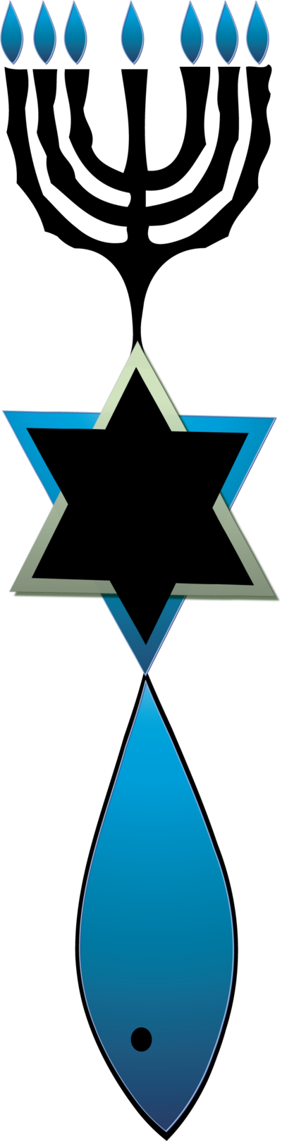 Messianic Christian Jew Art 19 By Madetobeunique - Messianic Jewish Symbol (400x1619)