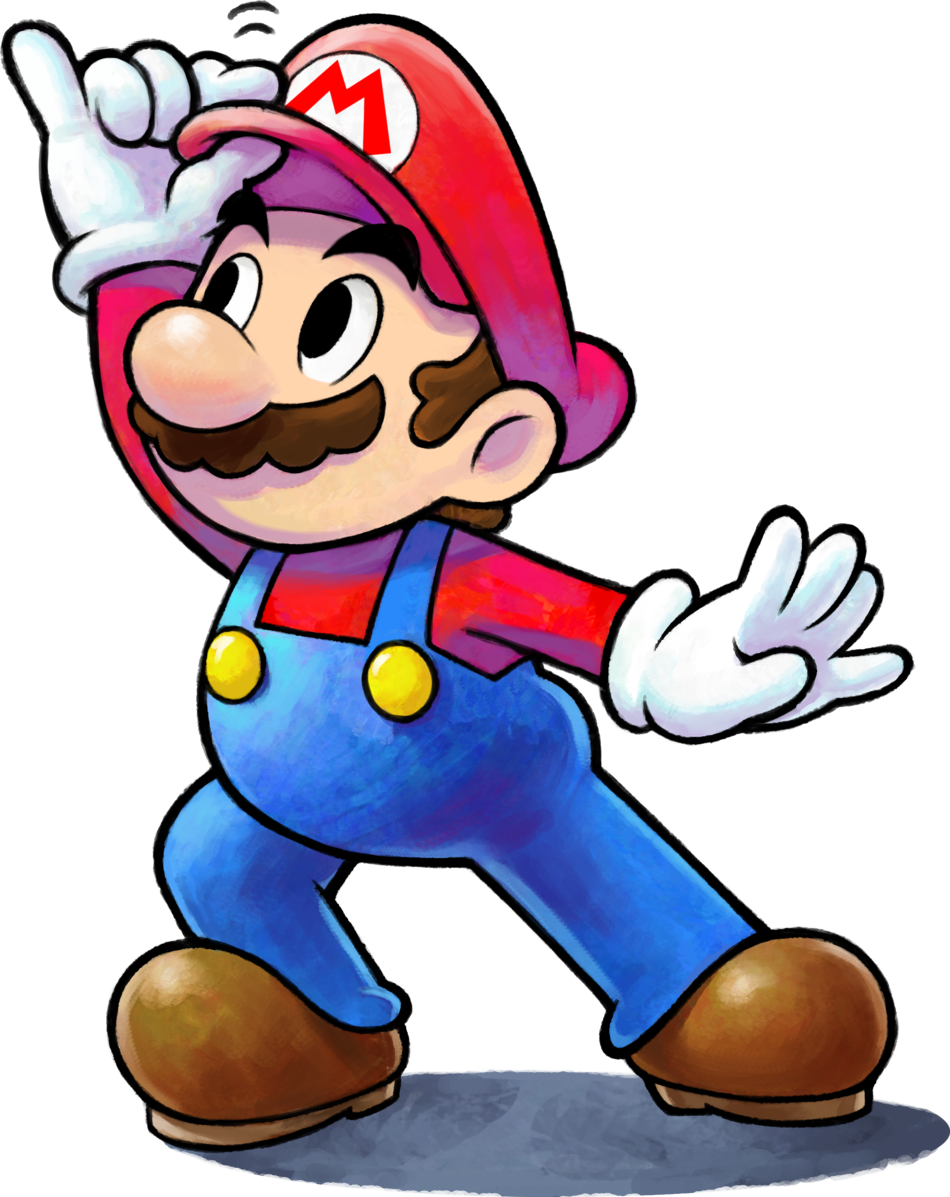 Mario & Luigi - Mario And Luigi Paper Jam Mario (950x1197)