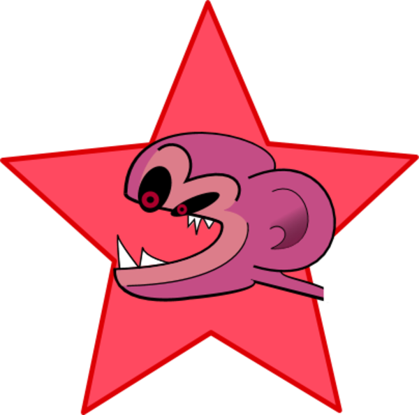 Crazy Monkey Art - Monkey Clip Art (600x594)