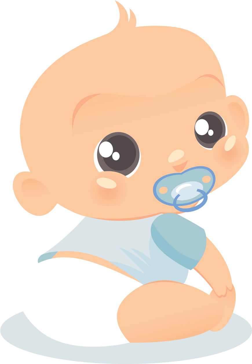 Cute And Funny Baby Boy Clip Art Images On A Transparent - Baby Boy Cartoon (965x1280)