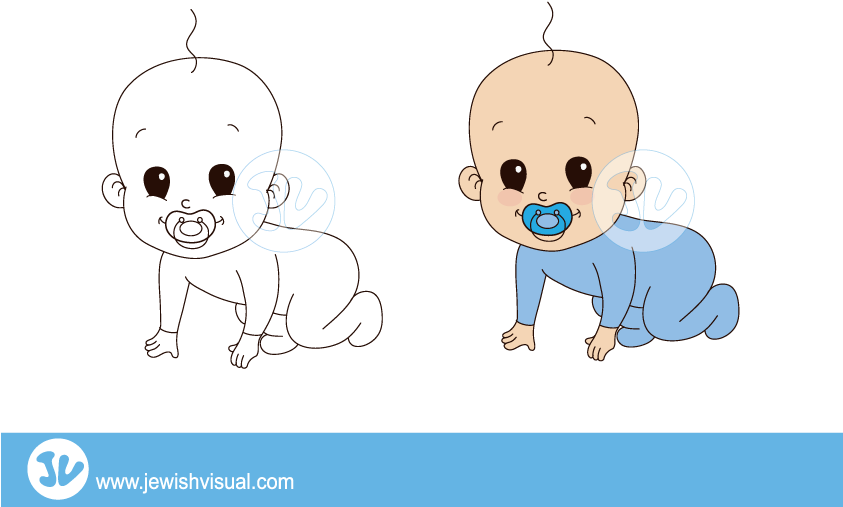 Baby-boy - Cartoon (842x595)