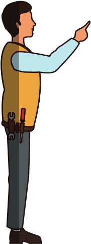 Handy Man Cartoon Design - Cartoon (550x550)