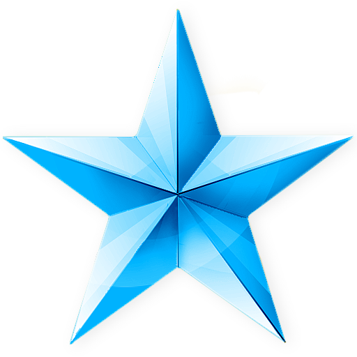 Blue Star Png (512x512)