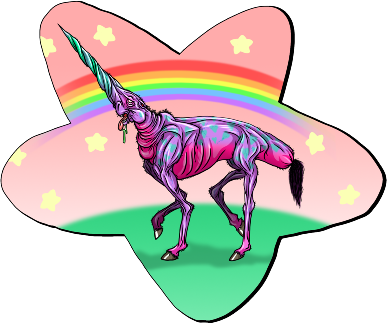 Cute Unicorn Drawing Clipart Panda - Cute Unicorn Drawings (800x674)