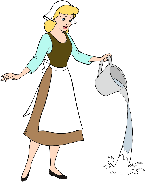Cinderella - Cinderella As A Maid (522x650)