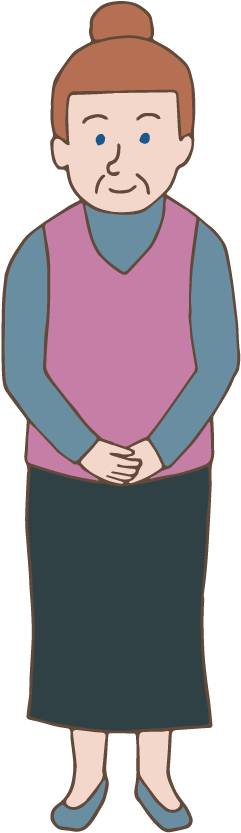 Middle-aged Woman (illustration, Clip Art) - Cartoon (595x842)