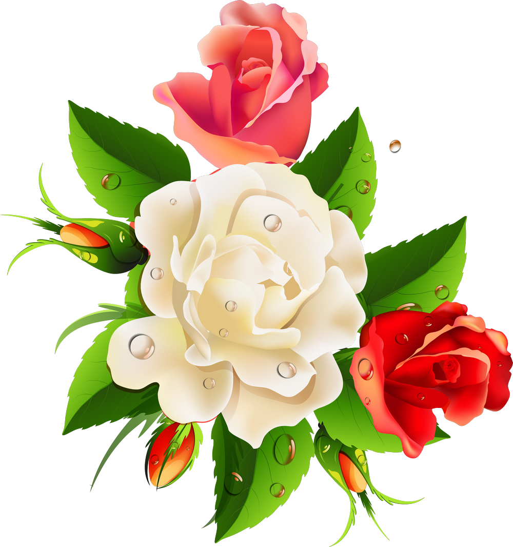 Border Flowers Floral Design Clip Art - Border Flowers Floral Design Clip Art (1000x1066)