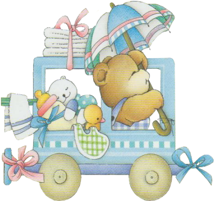 Bears For Baby Shower Printable - Baby Decoupage (450x418)
