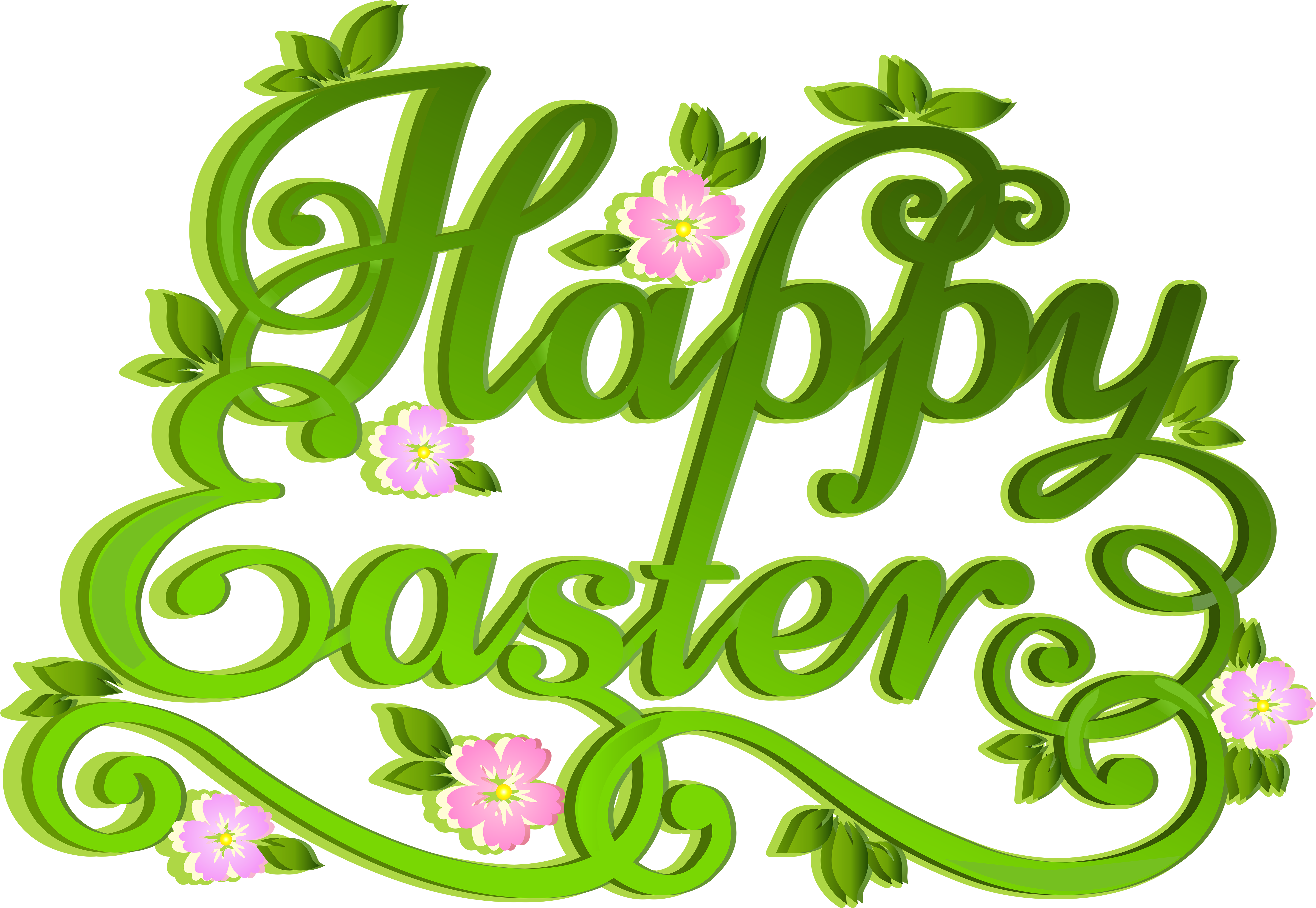 Week Beginning 26th March - Happy Easter Clip Art (6000x4137)