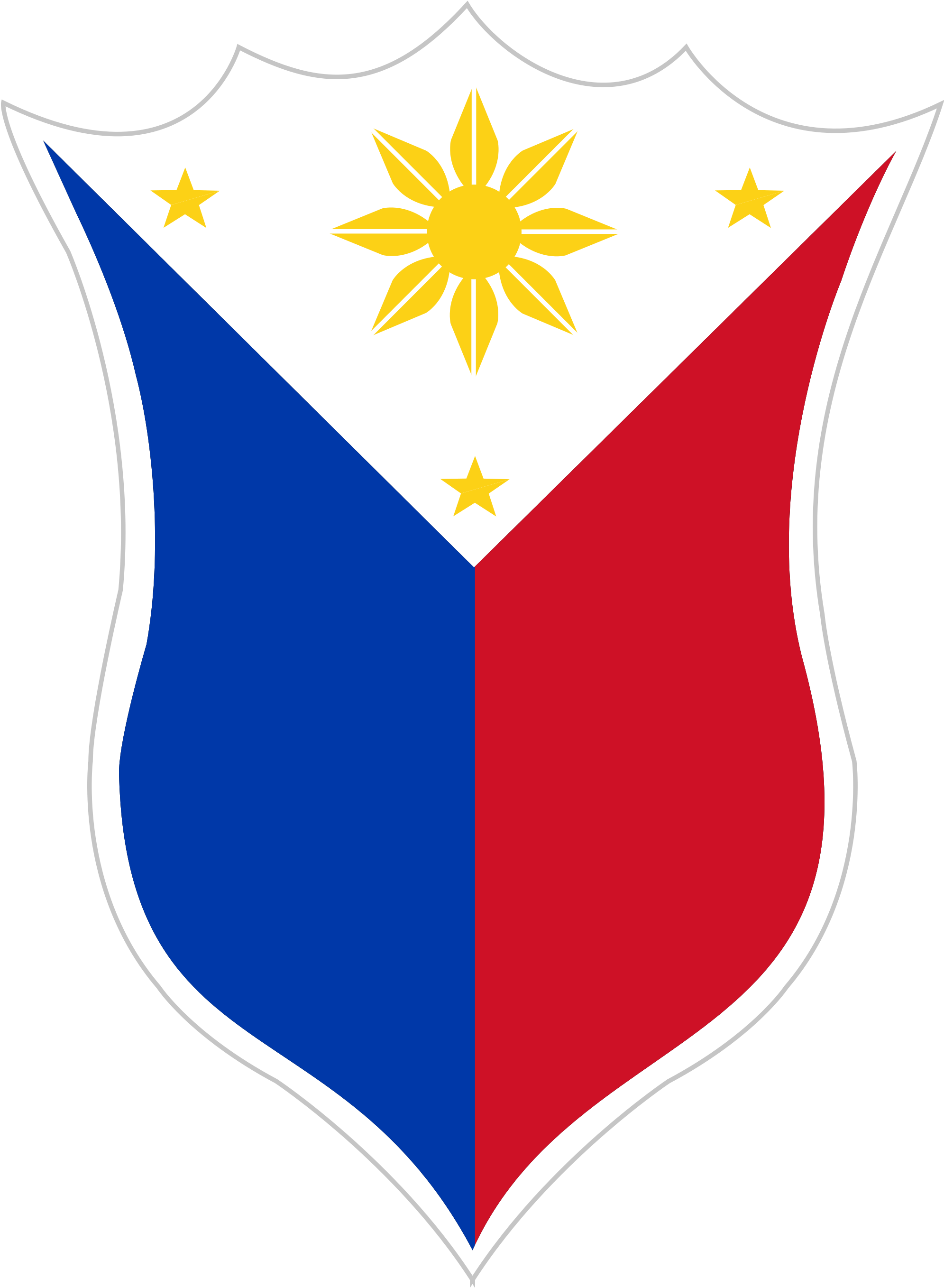 Philippine Flag Png Hd Free - Gilas Pilipinas Flag Logo (2000x2733)