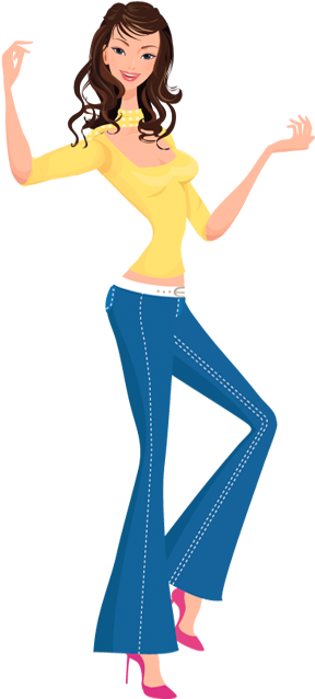 Woman Cartoon Animation Female - Woman Cartoon Animation Female (648x771)