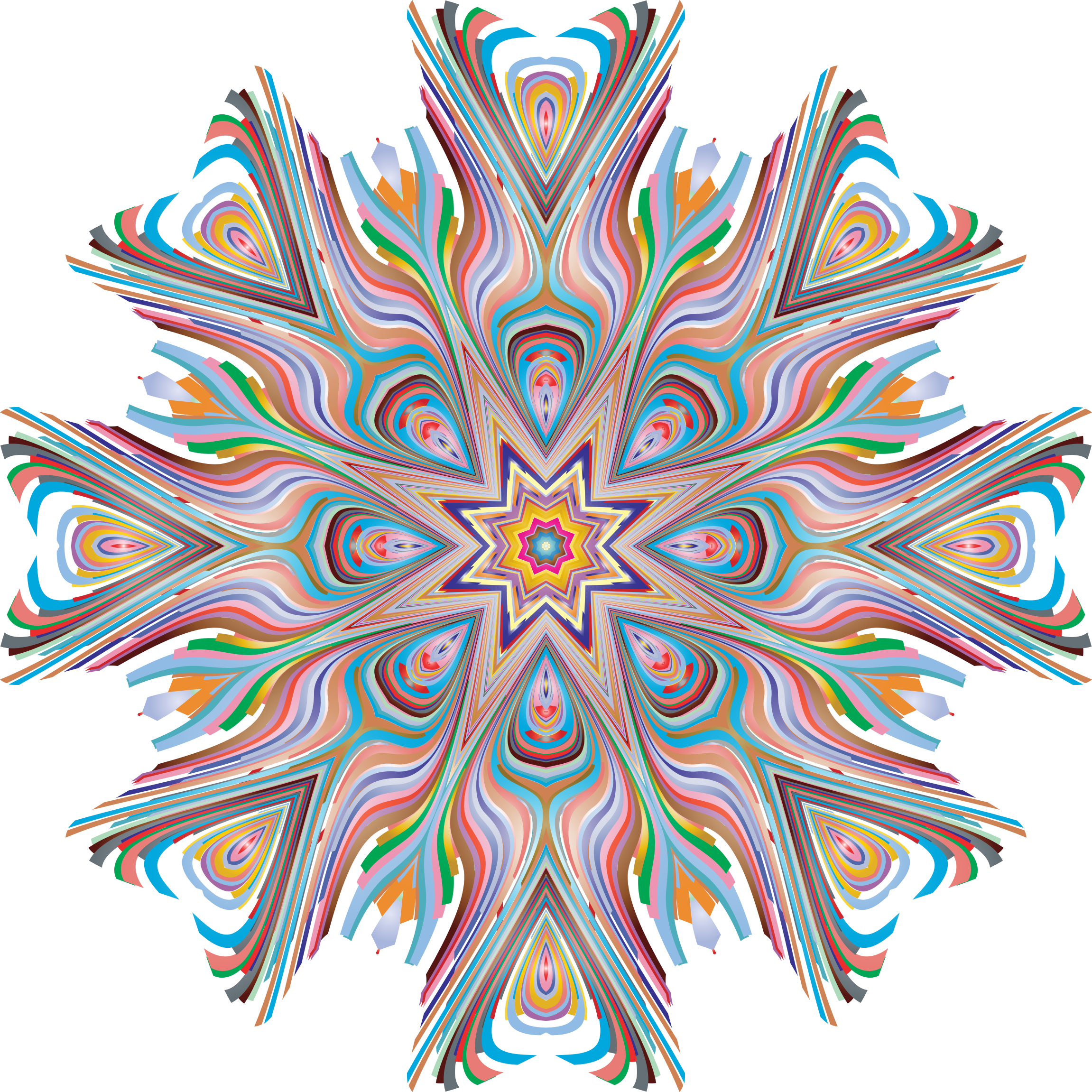 This Free Icons Png Design Of Prismatic Star Line Art - Prismatic Star (2302x2302)