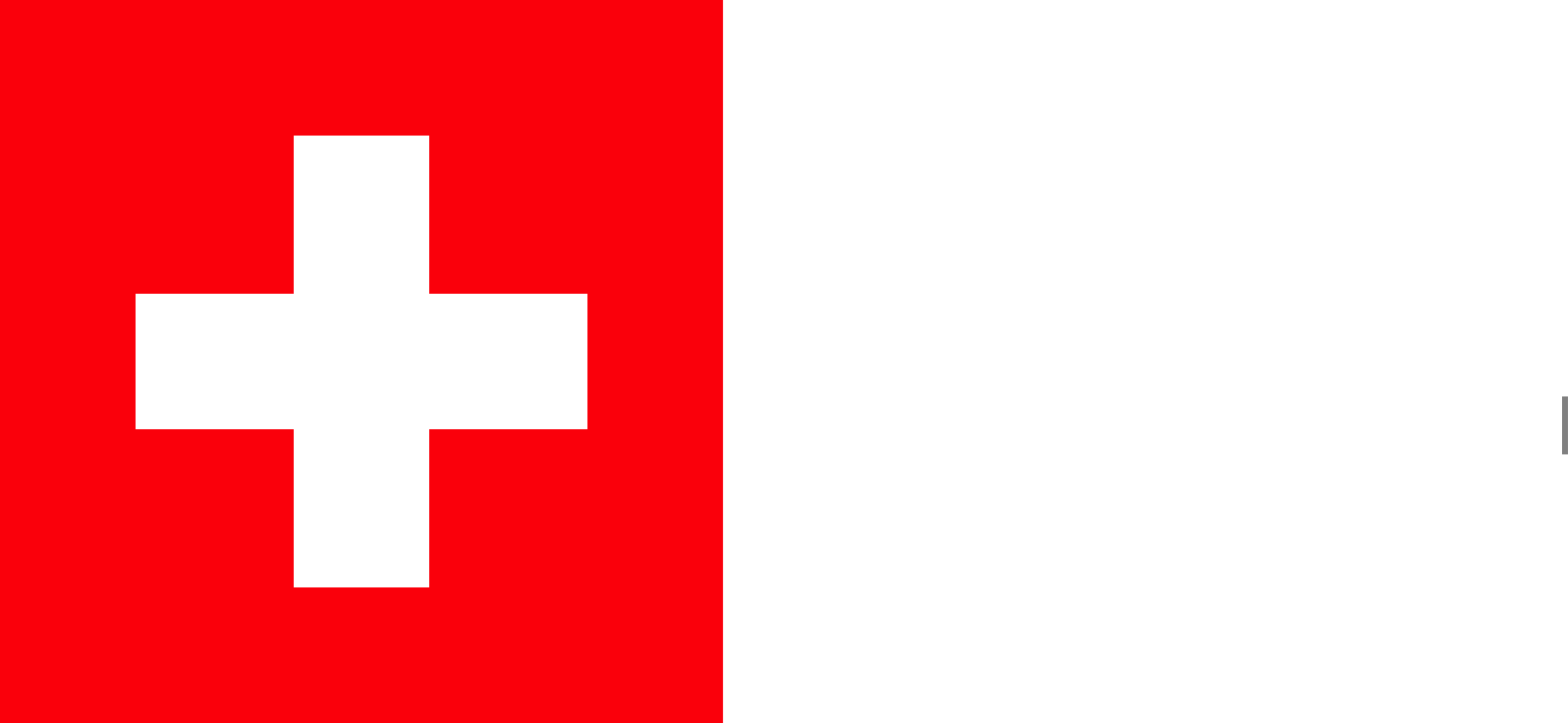 28 Collection Of Swiss Flag Clipart - Swiss Flag Clip Art (2400x1107)