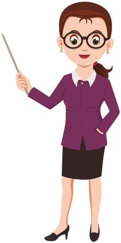 Lady Teacher Cartoon Png - Teacher Cartoon Transparent Background (512x512)