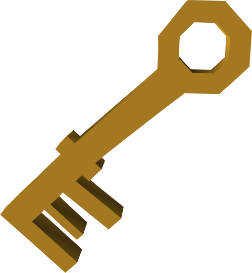 House Key Detail - Runescape Brass Key (509x553)