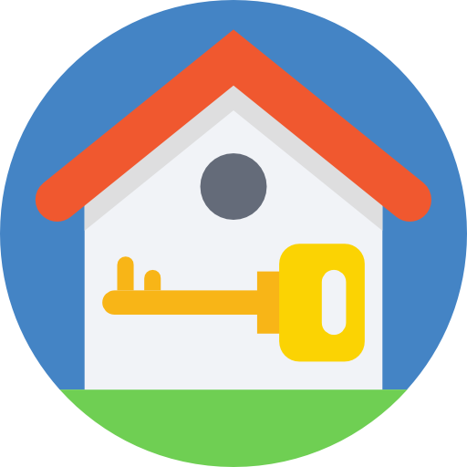 Free Buildings Iconshouse Key Icon Png - Health And Safety Symbols (512x512)