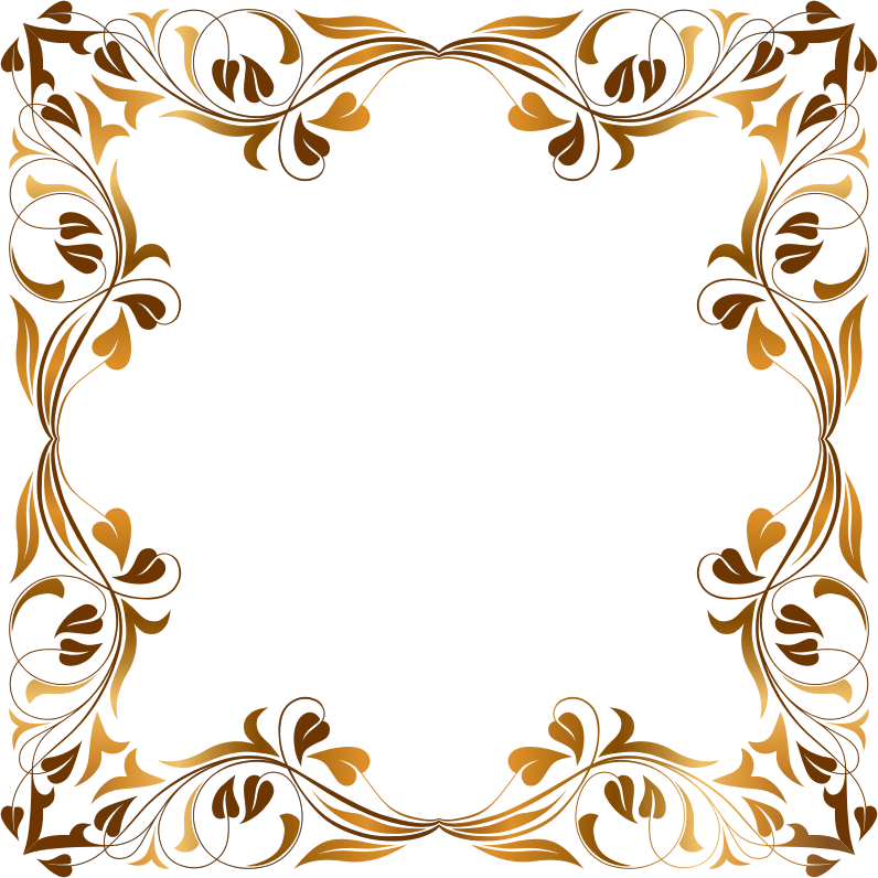 Vector Floral Design Border Download - Floral Flourish Frame (796x796)