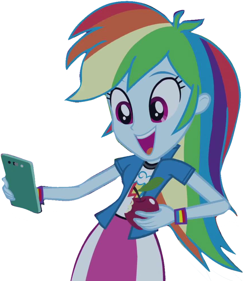 Rainbow Dash Equestria Girl - Rainbow Rock Rainbow Dash (881x906)