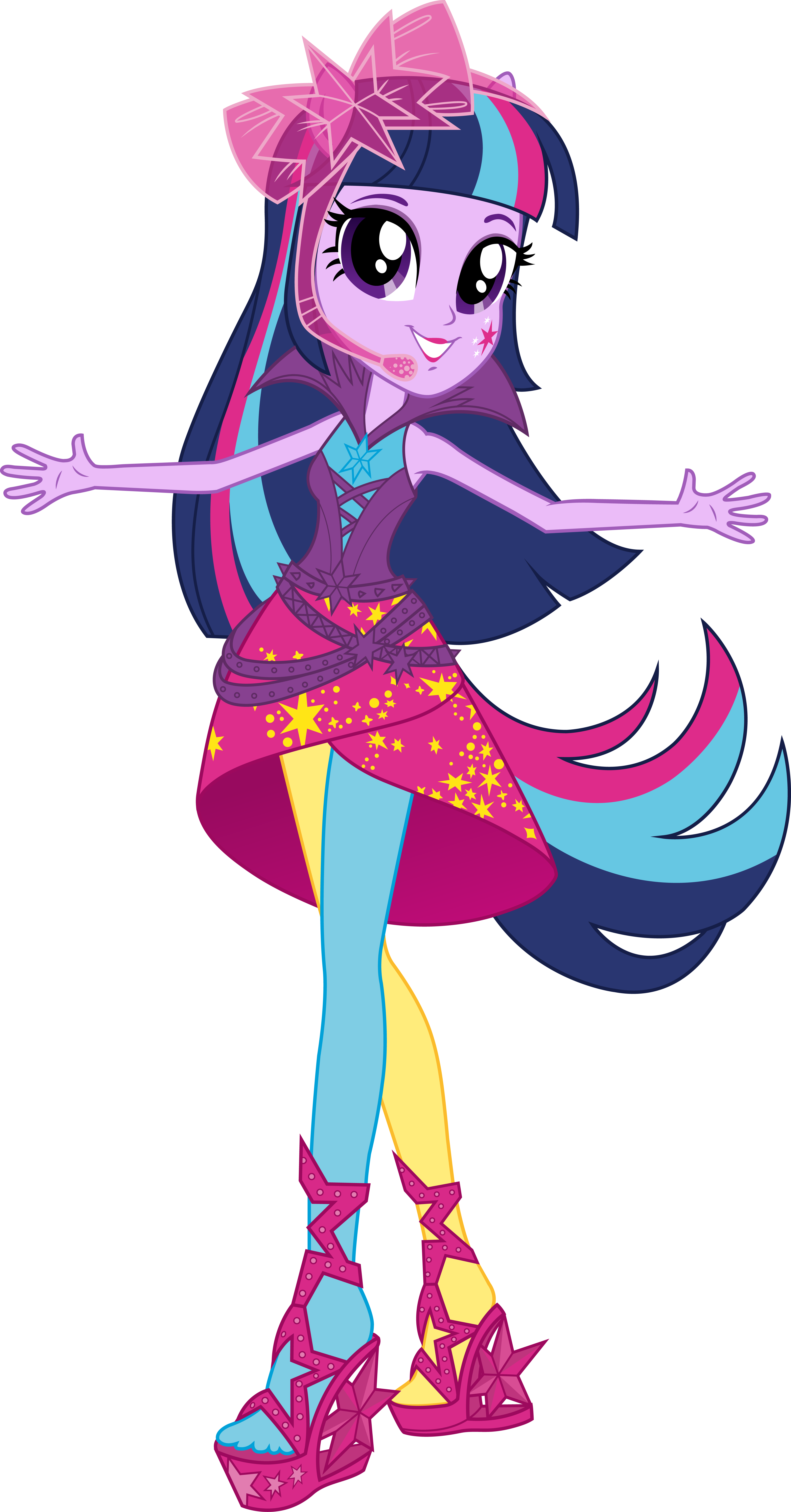 My Little Pony Equestria Girl Twilight Sparkle Dress - Equestria Girls Rainbow Rocks Twilight Sparkle (3989x7624)