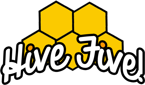 Fangirl Happy Hour, Episode - Hive Five Logo (595x351)