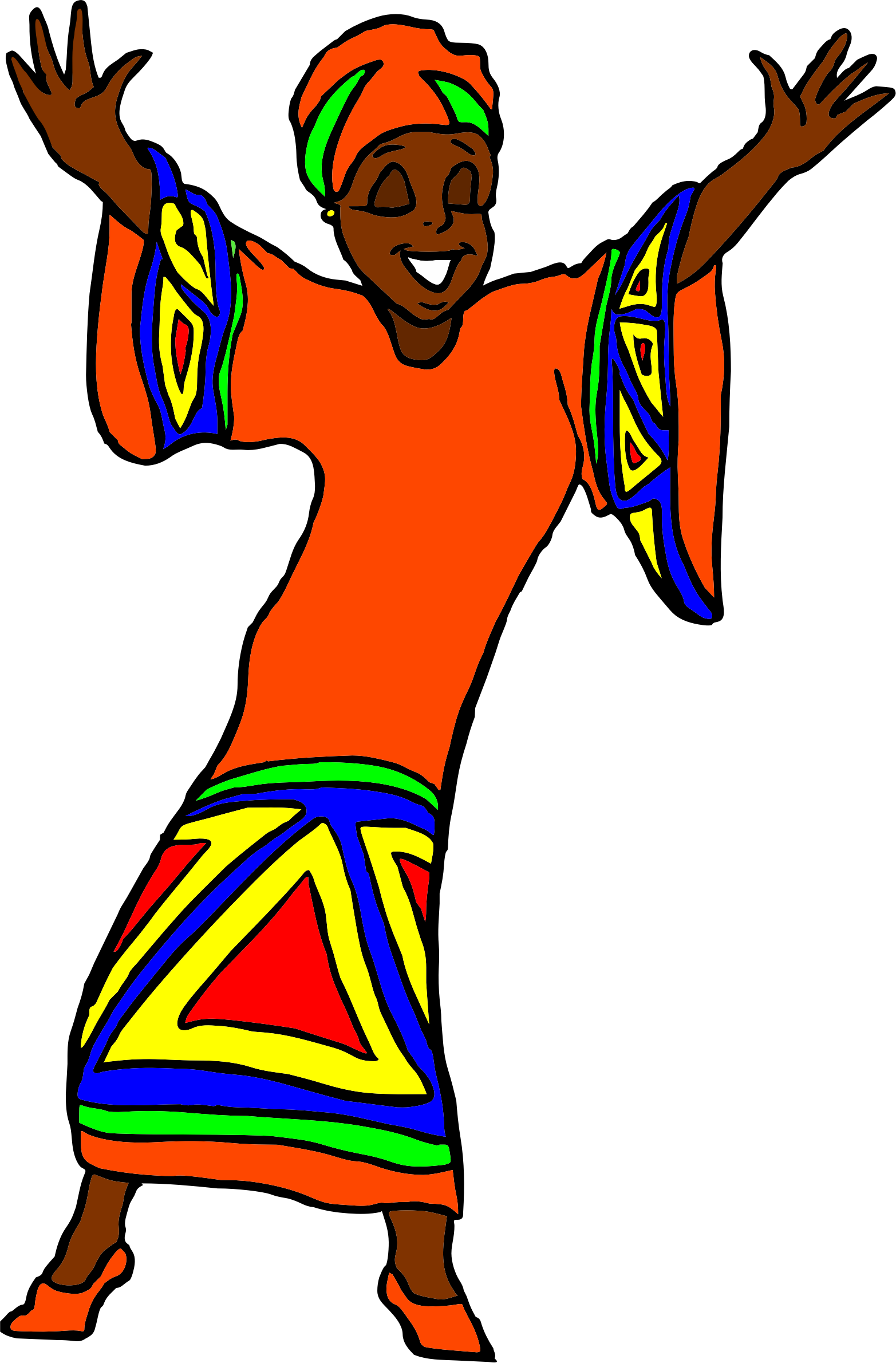 Big Image - Kwanzaa Clipart (1565x2380)