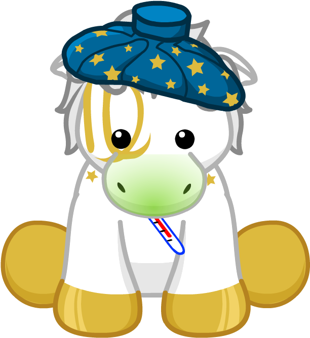 Sick Png Images - Sick Horse Clip Art (701x823)