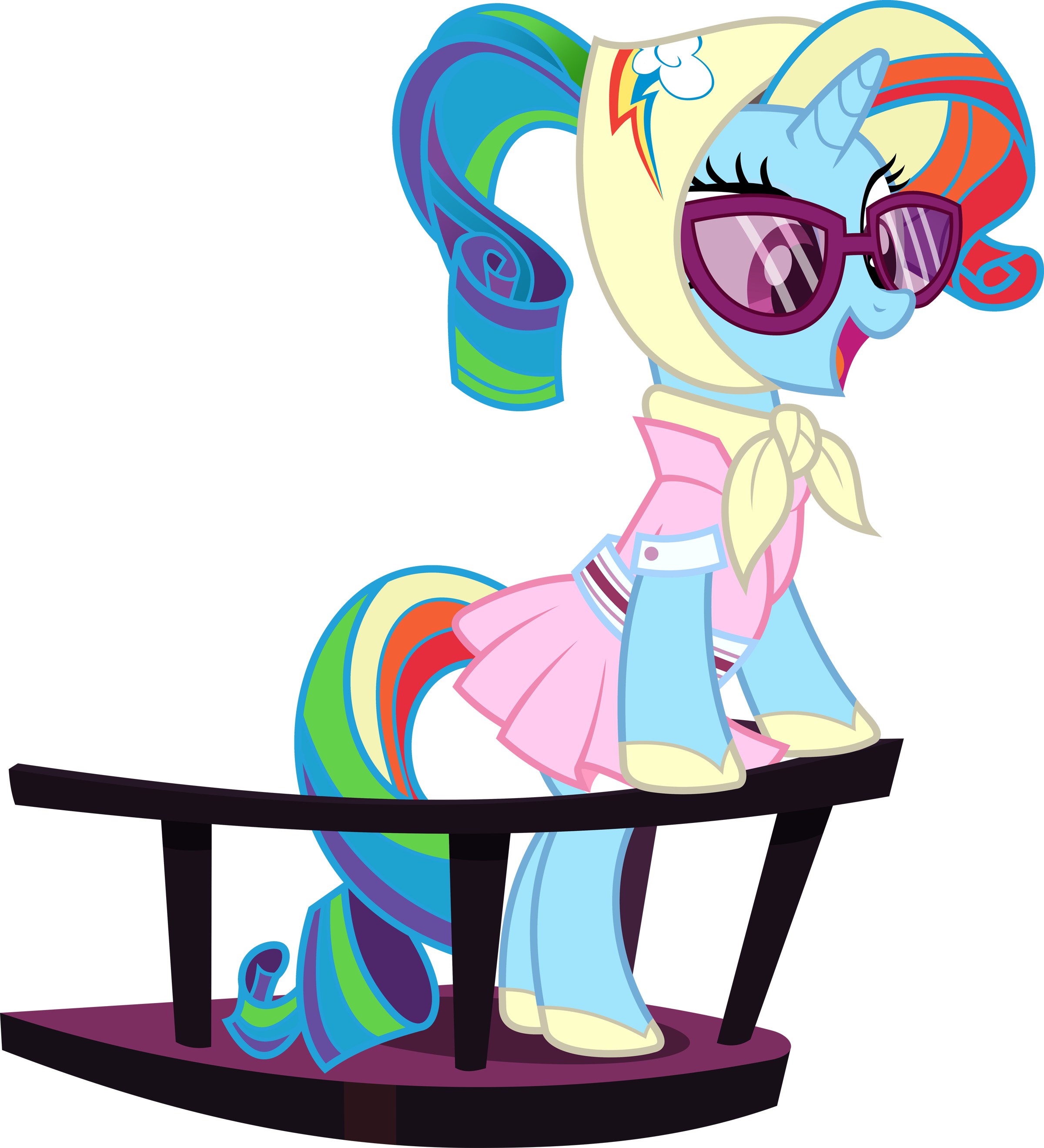 Rarity Rainbow Dash Twilight Sparkle Applejack Pinkie - Rainbow Dash Dress Up (2400x2638)