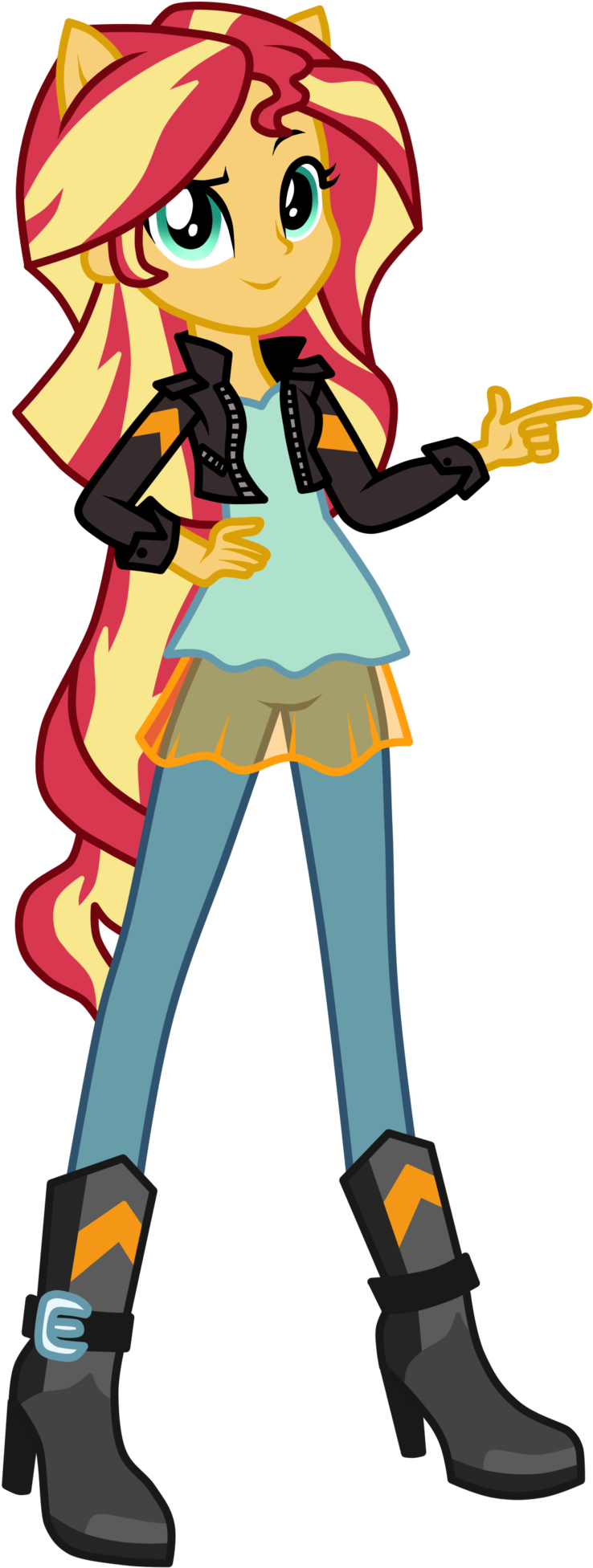 Based On Official Artworks Of Sunset Shimmer - Mlp Sunset Shimmer Eg (1024x2048)