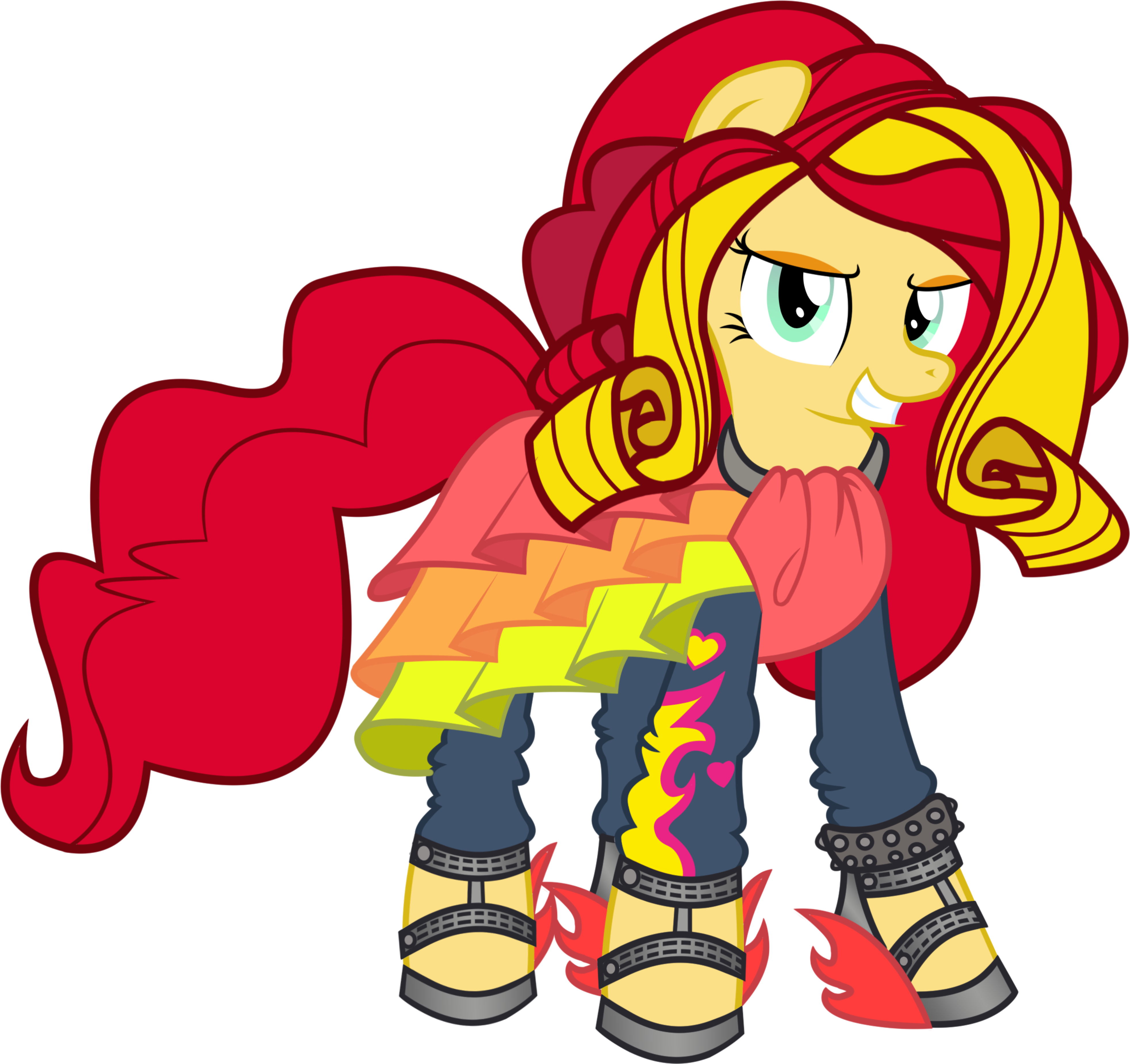 Rainbow Rocks By Whatchyagonnado - Mlp Equestria Girls Rainbow Rocks Sunset Shimmer (4000x4000)