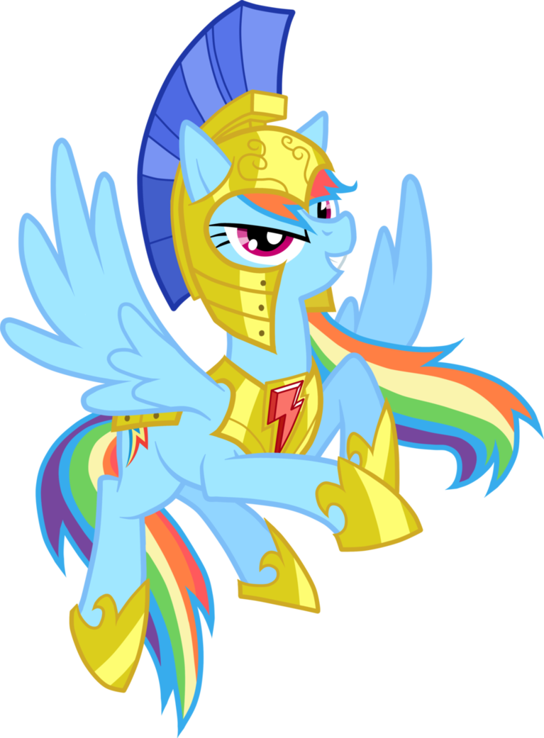 Mlp Comics - Rainbow Dash Royal Guard (767x1041)
