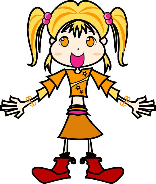 Happy, People, Smile, Woman, Yellow - Yellow Girl Clipart (543x640)