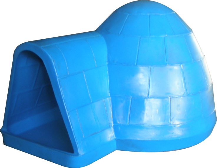 Imagen De Casilla De Perro Iglu Chica Azul - Casas Iglu Para Perros (737x573)