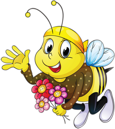Bee Clipartanimal - Bee (500x542)