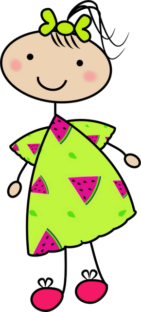 Meninas Palitos Lindas - Figuras Palitos (290x640)