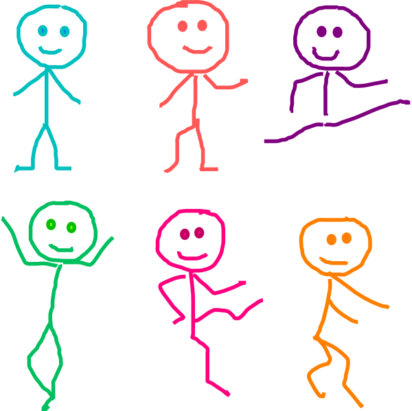 This Free Clip Arts Design Of Stick Man - Stick Figure (600x598)