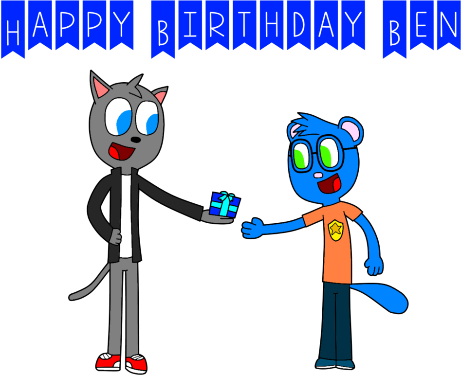 Steve Wishes Ben A Happy Birthday By Princestickfigure - Birthday (1000x800)