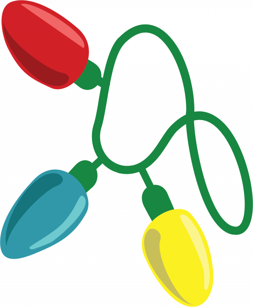Clip Art Free Images Christmas Lights String Of Clipart - Holiday Clip Art (960x1166)