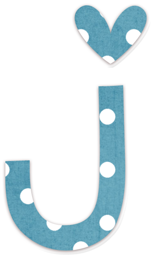 Infantiles - Polka Dot Letter J (298x500)