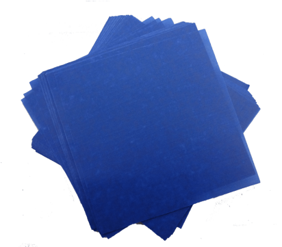 Papel Ceresinado Azul Papel Ceresinado Azul - Origami (424x400)