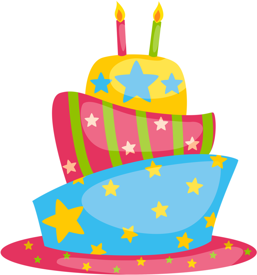 Soloveika Альбом «клипарт / Продукты / Торты, Пирожное» - 2nd Birthday Cake Cartoon (977x1024)