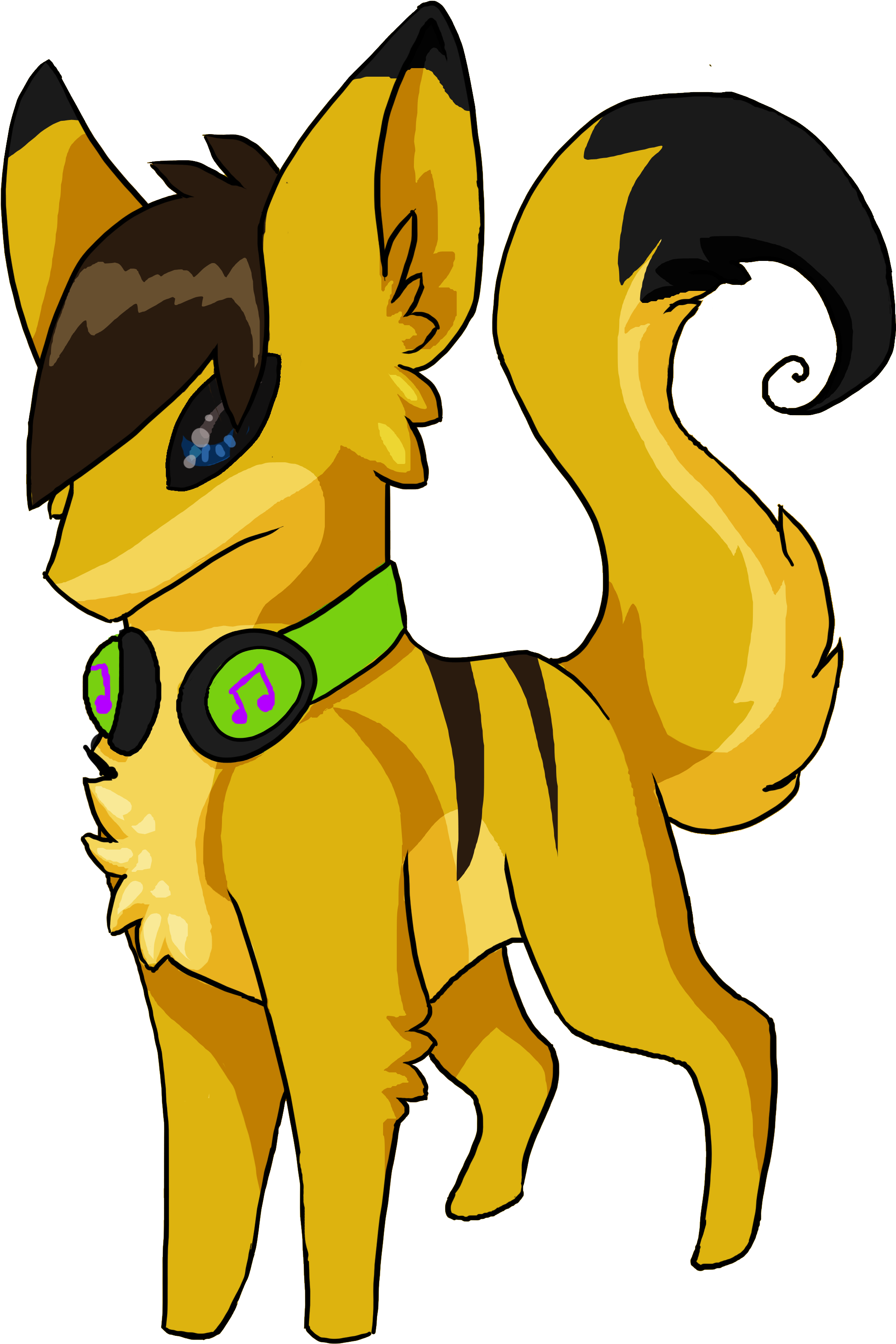 Musikalto (evolution Of Kalto) Fc06 - Dark Evolution Of Eevee (2550x3300)