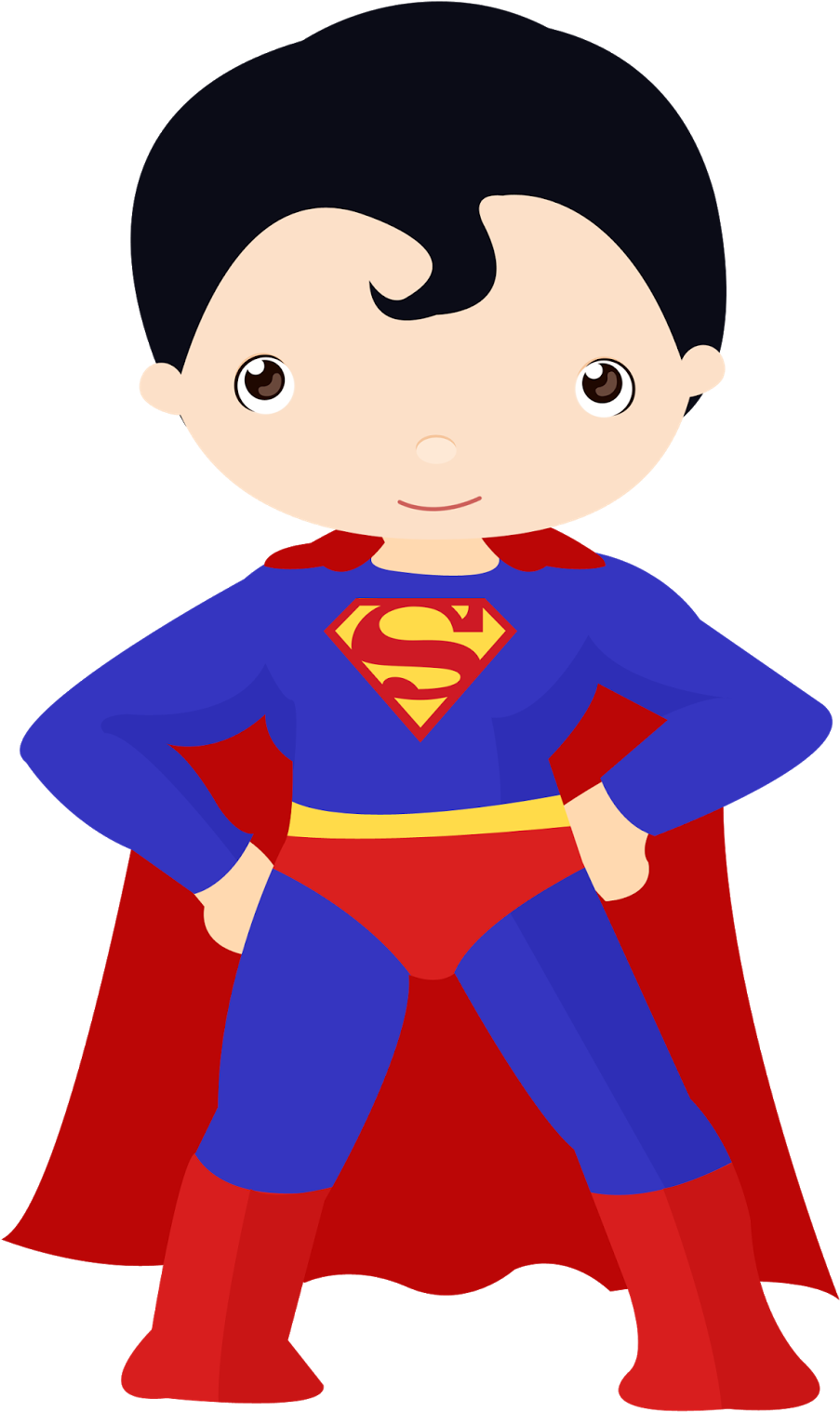 Superman Clipart Little Boy - Superman Baby Png (1061x1600)