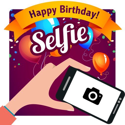 Funny Happy Birthday Selfie (512x512)