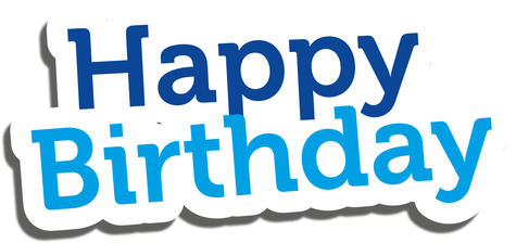 Happy Birthday Png - Happy Birthday Png Blue (512x512)