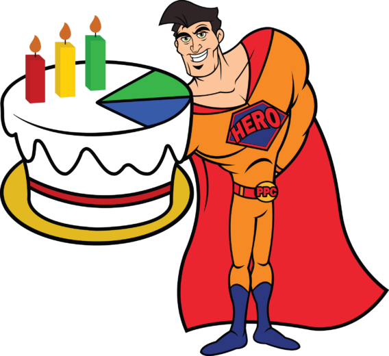 Ppc Hero Analytics - Happy Birthday Hero (568x520)