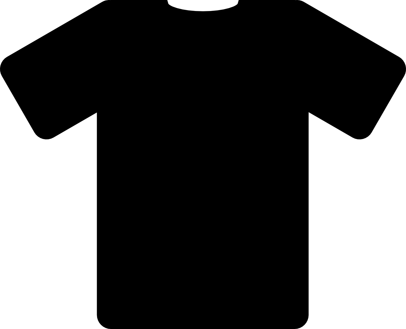 Trends For T Shirt Coloring Page Printable - Black T Shirt Cartoon (1331x1077)