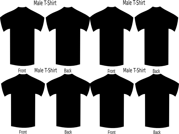 Black - Black Shirts Clipart (600x449)