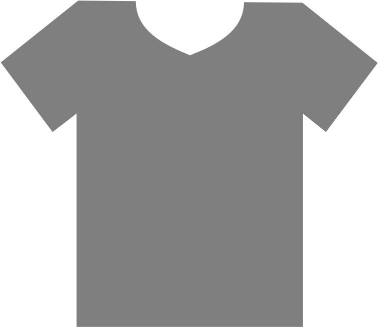 Clipart - T-shirt Outline - Active Shirt (800x800)