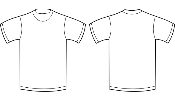 T-shirt Shirt White Clothing Clothes Fashi - Button Up Shirt Template (600x341)