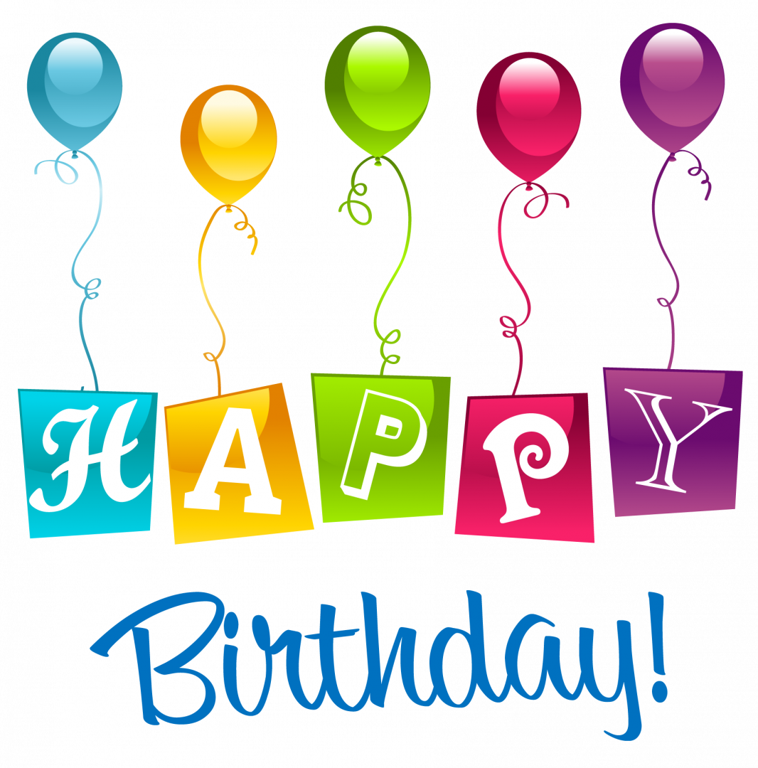 Free Birthday Clipart To Copy - Happy Birthday Free Png (1066x1080)